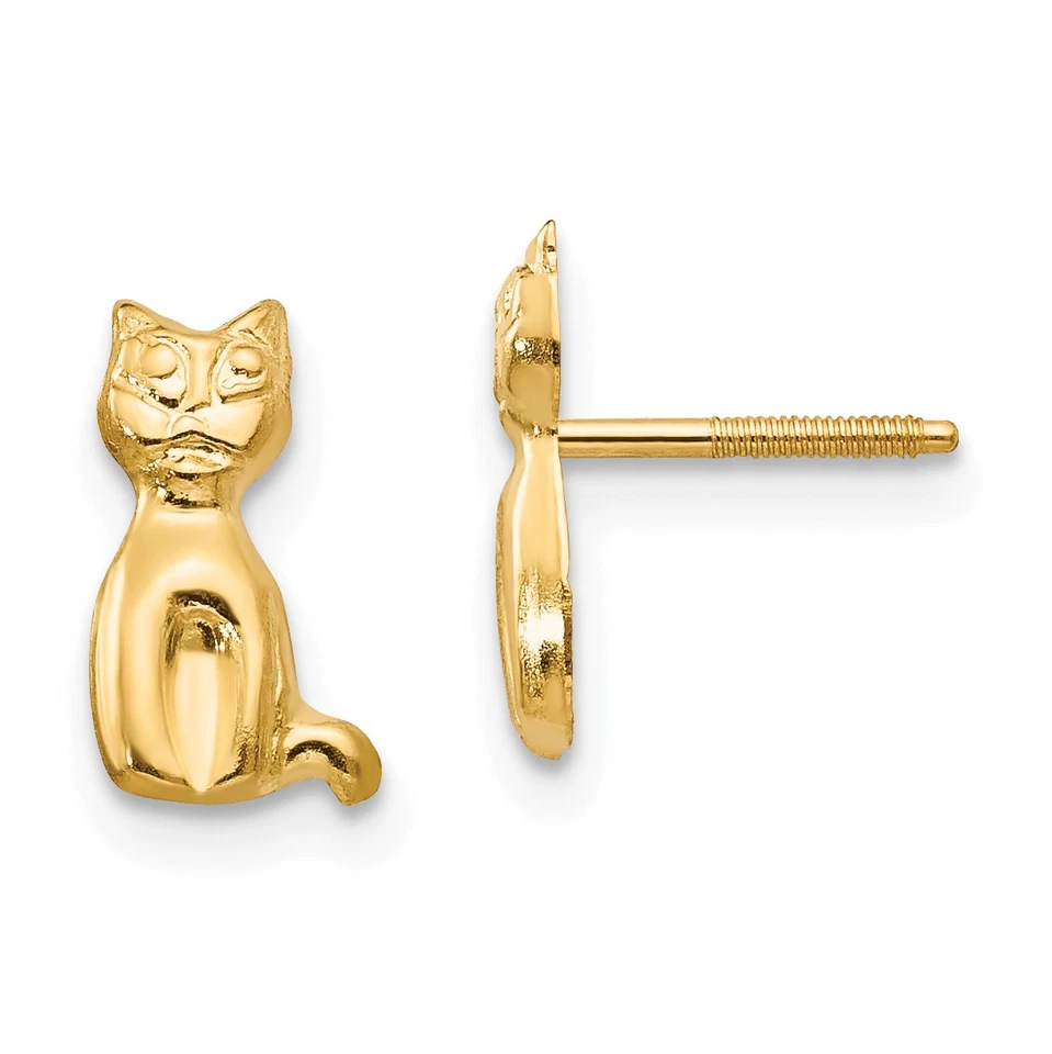 14k Madi K Cat Earrings Gk190