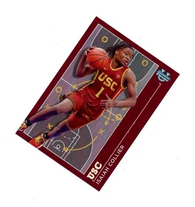 2024 Bowman Chrome U PLAYMAKERS REFRACTOR SP ISAIAH COLLIER! USC Trojaner - Bild 1 von 1
