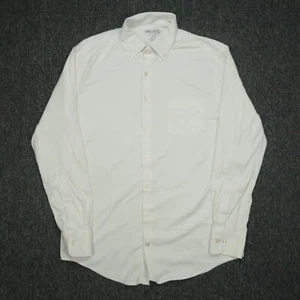 Peter Millar Shirt Men Medium White Summer Comfort Collins Performance Oxford - Picture 1 of 9