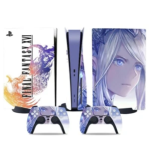 Final Fantasy XVI Sony PS5 Playstation 5 Skin Aufkleber Schutzfolie Stickers PVC - Picture 1 of 1