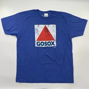 Sully's Boston Red Sox Gray Go-Sox Blue Graphic T-Shirt Short Sleeve Tee sz L - Picture 1 of 2
