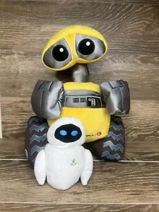 Disney Store Exclusive Wall-E Plush Large 14 Inch Yellow & Eve Disney Exclusive - Picture 1 of 6