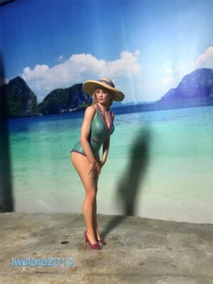 1/18 Sexy Bikini Girl 4" Resin Figurines Figures Model For Cars Vehicles Toys - Image 1 of 4