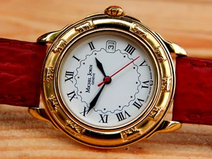 Michel JORDI Geneva 1991 Swiss Quartz Wrist Watch 37mm Case Eta Movement - Picture 1 of 16