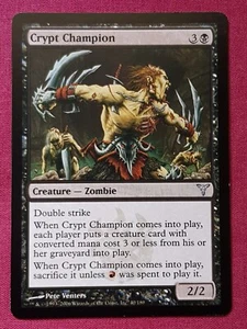 Magic The Gathering DISSENSION CRYPT CHAMPION black card MTG - Picture 1 of 2
