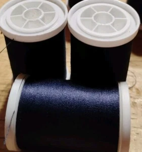 Coats & Clark XP Polyester Sewing Thread 3 spools 250 yd ea MIDNIGHT BLUE - Picture 1 of 3