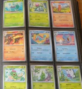 Pokémon 151 ENG Main Set Complete of all Holo Rares, Uncommon and Commons - Foto 1 di 9