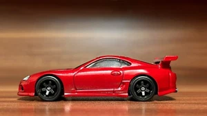 Hot Wheels Real Riders Cruise Boulevard Toyota Supra Red 2019 Tampo Decal ERROR - Picture 1 of 7