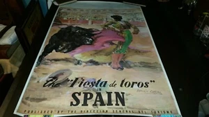 Die Fiesta De Toros Antonio Casero 50er Jahre Direccion General De Turismo - Bild 1 von 3