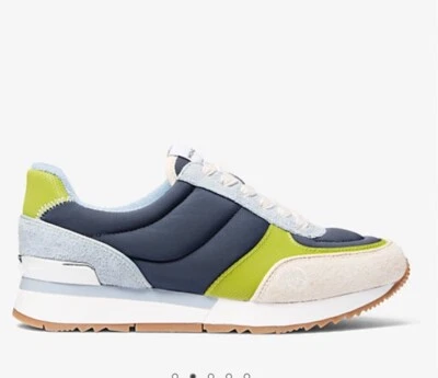 🤩Michael Kors 6 Women Casual Shoes Andi Trainer  Navy Multi ❤️ - Image 1 of 4