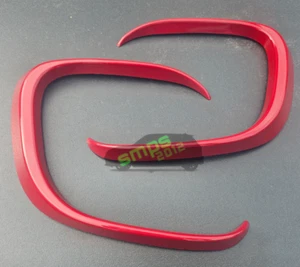 MINI F56 JCW Gloss Red Bumper Canards Duct Surround John Cooper Works 2014-21 - Picture 1 of 10