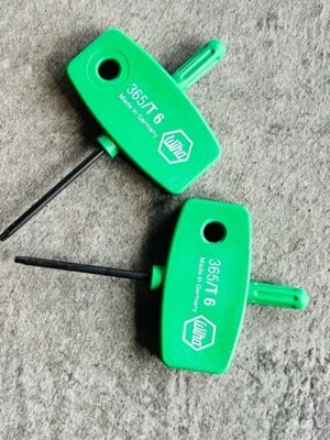 2 Stück WIHA Schraubendreher mit Schlüsselgriff 365 T6x35mm Neu TORX
