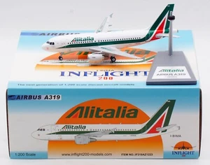 VUELO 1:200 Alitalia Airlines Airbus A319 avión diecast modelo I-BIMA - Imagen 1 de 14