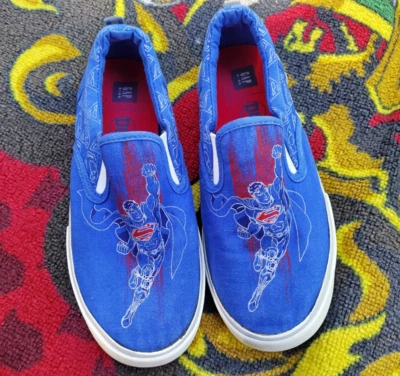 Zapatillas sin cordones Gap Kids MARVEL Superman de lona Zapatos Niños Grandes Niños Talla 3 Jóvenes Foto 1 de 4