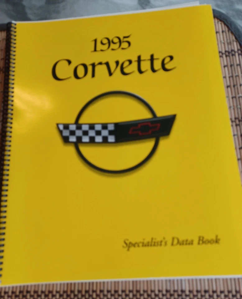 Chevrolet Corvette 1995 libro de datos especializado Foto 1 de 1