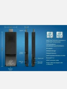 Intel compute stick M3 4gb Ram 64 Ssd Windows 10 - Imagen 1 de 8