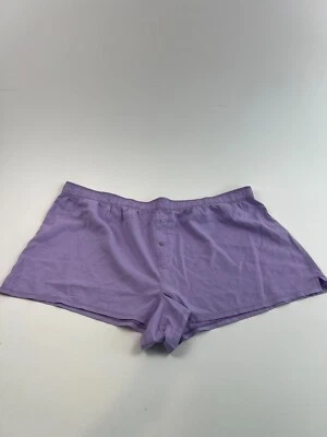 Pijama Victoria's Secret ROSA Cintura Elástica Algodón Dormir Corto Púrpura XXL NUEVO CON ETIQUETAS Foto 1 de 4