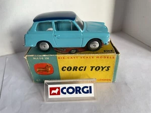 Corgi Toys 216 Austin A40 Auto Original Fahrzeug in OVP - Bild 1 von 24
