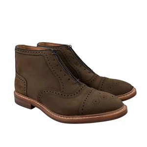 Allen Edmonds Hamilton Nubuck Oxford Botas de Vestir Para Hombres 9.5 E Impermeable Marrón - Imagen 1 de 9