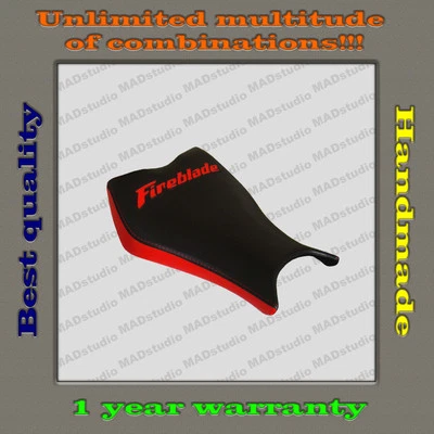 Funda Asiento Delantera Diseño Personalizado HONDA CBR1000RR 08-16 NEGRO+ROJO "Fireblade" 001 Foto 1 de 4