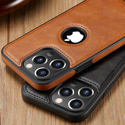 For IPhone 13 12 Pro Max Case Slim Leather Luxury Thin Shockproof Cover Casus 11 • 10.91$