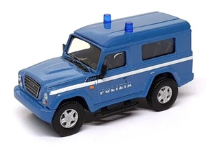 Burago 1/43 Scale 8-32016B - Iveco Massif Minibus Polizia - Blue - Picture 1 of 5