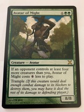 MTG Magic The Gathering - Avatar of Might - Tenth Edition (10th) - LP
