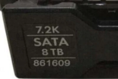 20PCS 861609-001 HPE 8TB SATA 6G 3.5 disk shelf head labe - Image 1 of 2