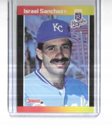 1989 Donruss #474 Israel Sanchez Kansas City Royals - Image 1 of 2