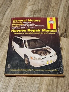 Haynes Repair Manual 1997-2001 Chevy Venture Oldsmobile Silhouette Pontiac 38036 - Picture 1 of 2