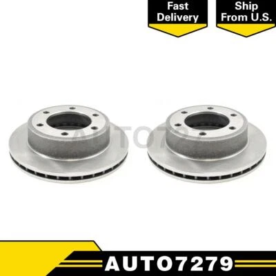 Rotor de freno de disco delantero DuraGo 2 piezas para Ford B600 1985-1989 Foto 1 de 3