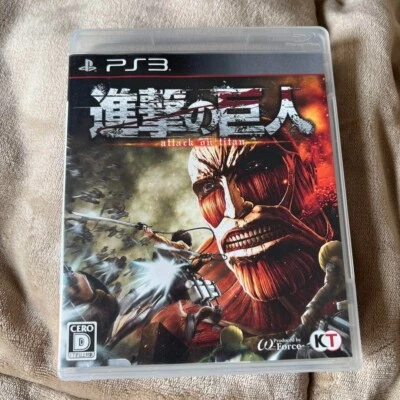 Attack on Titan Shingeki no Kyojin PS3 PlayStation 3 Koei Tecmo Game W/Case JP 7 - Image 1 of 4