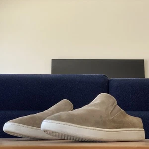 VINCE ZAPATOS MUJER Gamuza Marrón SLIP ONS SZ 8M - Imagen 1 de 11