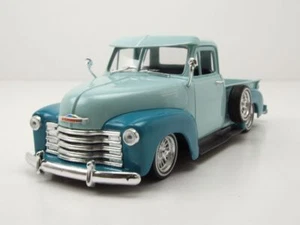 Chevrolet 3100 Pick Up Lowrider 1953 verde modellino auto 1:24 Welly - Foto 1 di 9