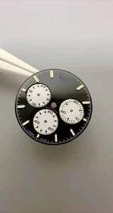 Esfera de reloj dorada negra de repuesto hecha a medida para movimiento Daytona 4131 - Imagen 1 de 1