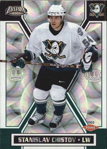 2002-03 (DUCKS) Pacific Exclusive Retail #193 Stanislav Chistov Rookie Card