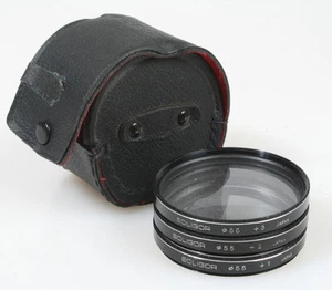 55MM CLOSE UP FILTER SET, +1,+2,+3 W/CASE - Picture 1 of 1