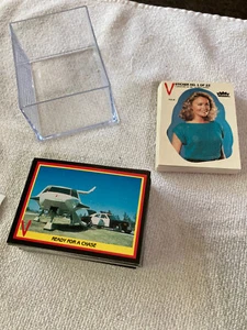 Fleer V Base 1984 casi nuevo 1-66 + juego de 22 pegatinas set completo programa de televisión (88 cartas) - Imagen 1 de 5
