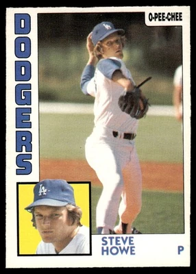 1984 O-Pee-Chee Steve Howe Los Angeles Dodgers #196 - Image 1 of 2