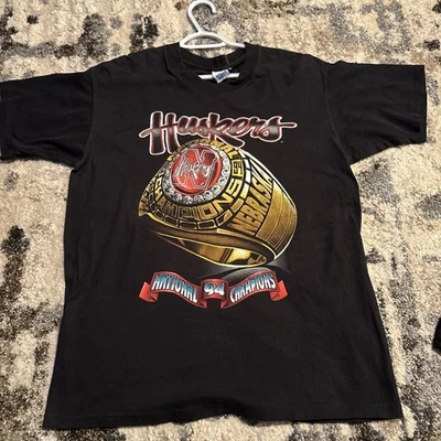 95 National Champion Cornhuskers Tee - Image 1 of 4