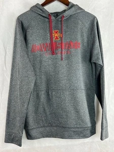 Iowa State Cyclones Hooded Performance Sweatshirt Medium Gray - Picture 1 of 3