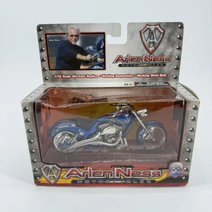 Arlen Ness Motorcycles Outlaw Steel Iron Legends Motorcycle 1:18 Scale #99210 - Picture 1 of 9