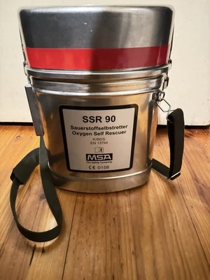 MSA SSR 90 (K60) - Auto-rescatador de oxígeno químico para operaciones de rescate (auto) Foto 1 de 3