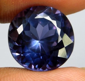 Certified 17.65 Ct Natural Alexandrite – Stunning Color Change Round Gemstone - Picture 1 of 9