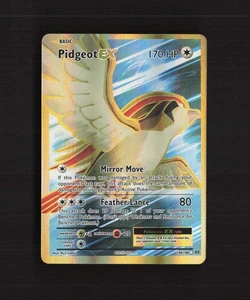 Tarjeta Pokémon holográfica ultra rara arte completo Pidgeot EX 104/108 Evoluciones LP+ - Imagen 1 de 10