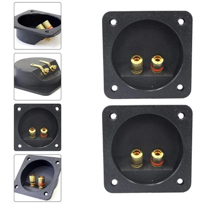 2pcs 2-way Speaker Terminal Screw Cup Connector Sub Box Speaker Box Terminal - Image 1 of 4