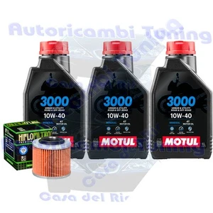 Set Entretien Huile Motul 3000 10W40 + Filtre Pour BMW F650 GS Dakar 2005>2007 - Imagen 1 de 6