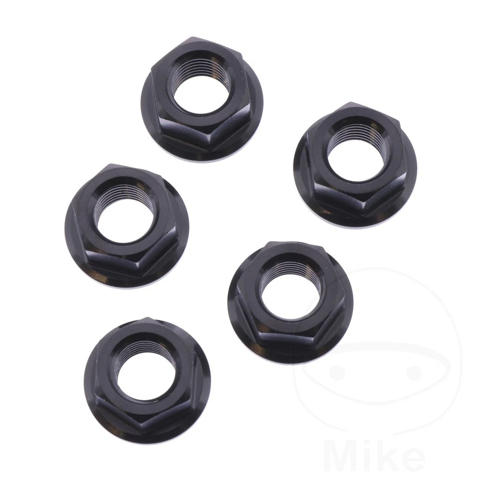 Nut Rear Sprocket Kit Black 5 Pcs Fits Ducati Multistrada 1100 2007-2009 - Image 1 of 1