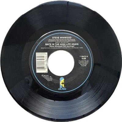 Steve Winwood – Back in The High Life Again: 7-28472: NM-: SHIPS FREE & INSURED - Image 1 of 4