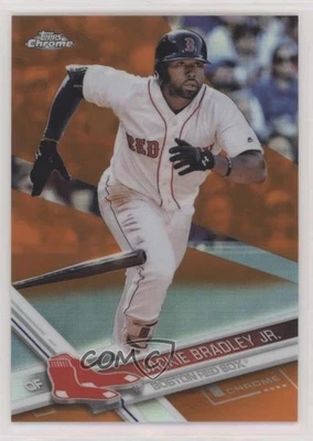 2017 Topps Chrome Orange Refractor /25 Jackie Bradley Jr #64 - Image 1 of 2